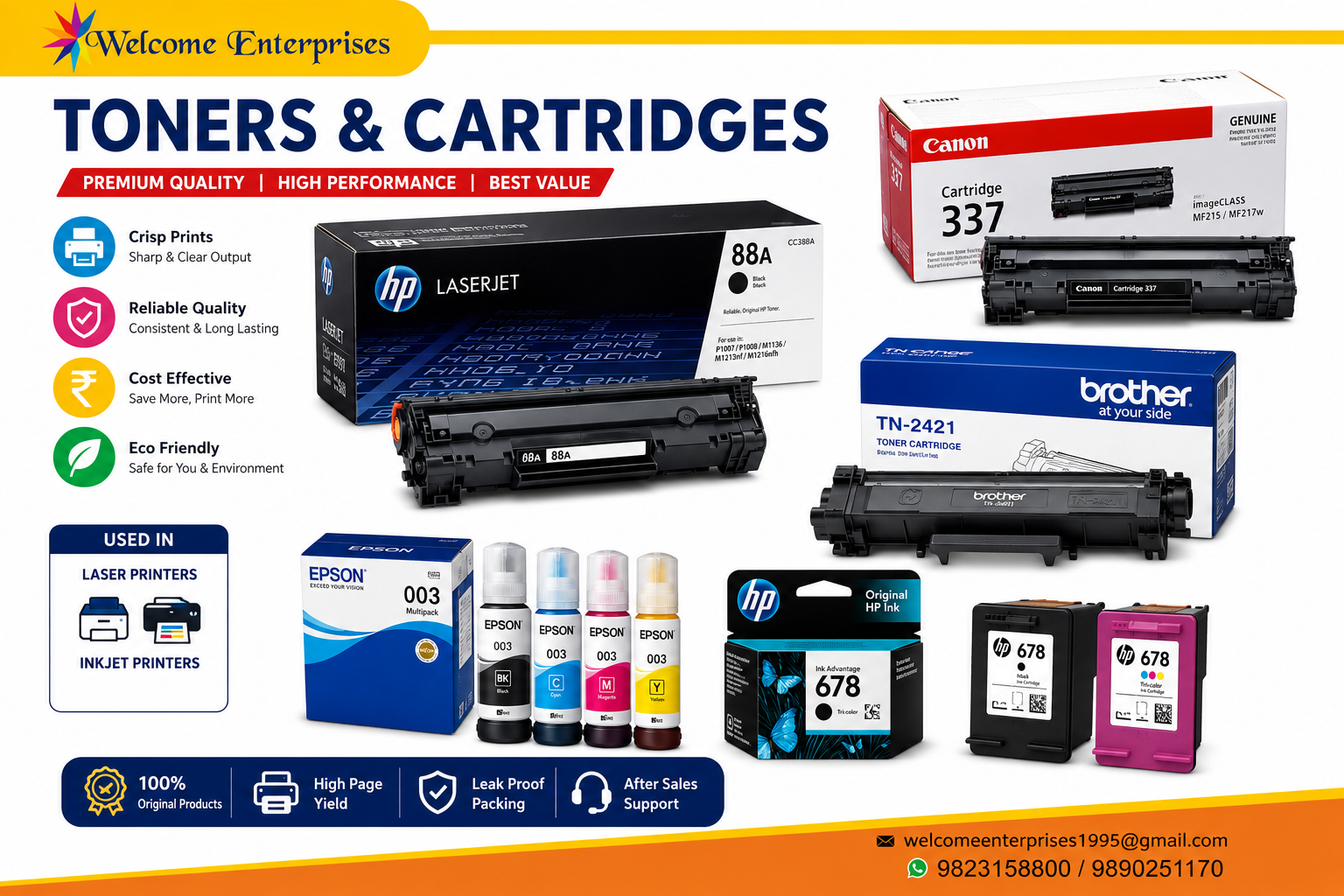 Toners & Cartridges