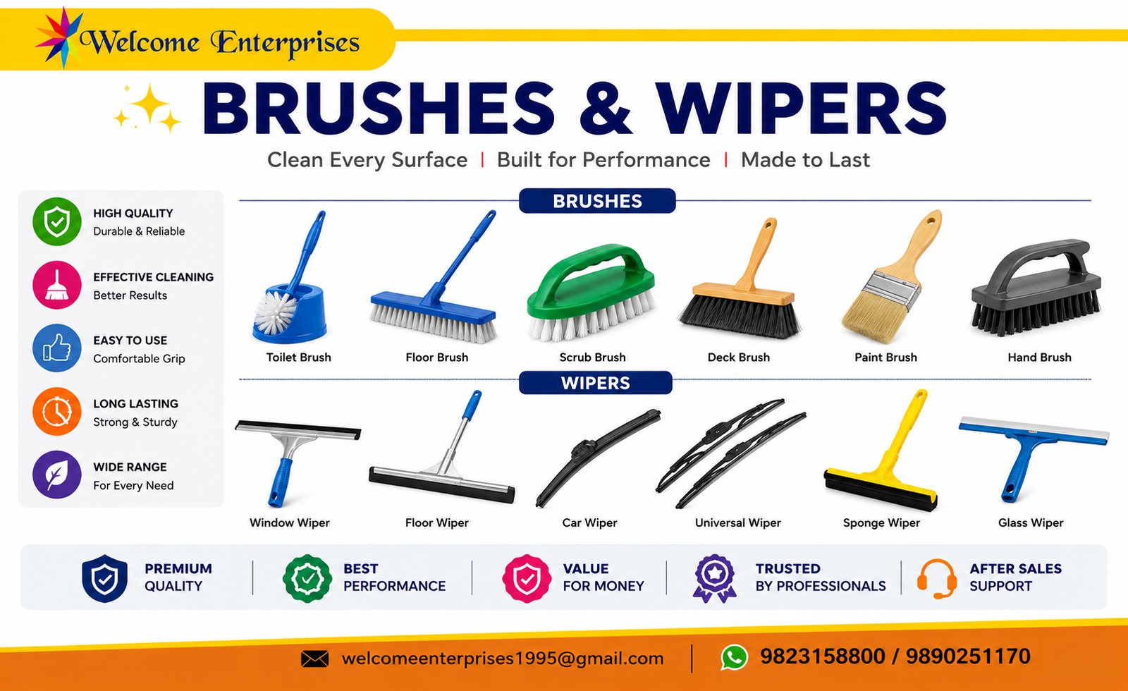 Brushes & Wipers